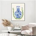 Picture of Blue vase II _GroupedProduct_Rectangle_Portrait_Canvas_Framed_