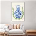 Picture of Blue vase II _GroupedProduct_Rectangle_Portrait_Canvas_Framed_