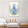 Picture of Blue vase II _GroupedProduct_Rectangle_Portrait_Canvas_Framed_