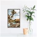 Picture of Watering Hole _GroupedProduct_Rectangle_Portrait_Canvas_Framed_