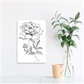 Picture of Flowers and leaves (Foil) _GroupedProduct_Rectangle_Portrait_Unframed_Print_Only_