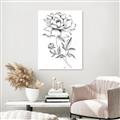 Picture of Flowers and leaves (Foil) _GroupedProduct_Rectangle_Portrait_Unframed_Print_Only_