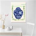 Picture of Blue vase I  _GroupedProduct_Rectangle_Portrait_Unframed_Print_Only_
