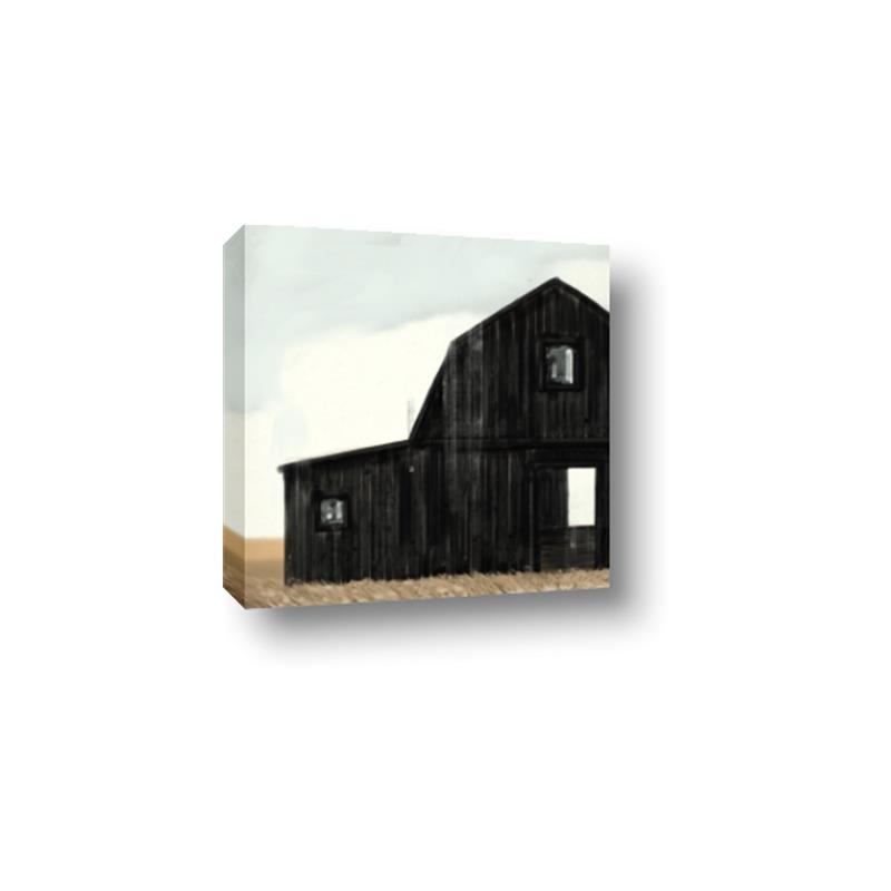 Picture of Big Black Barn _GroupedProduct_Square_Canvas_