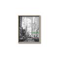 Picture of Big Cat on street of NY _GroupedProduct_Rectangle_Portrait_Canvas_Framed_