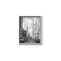Picture of Big Cat on street of NY _GroupedProduct_Rectangle_Portrait_Canvas_Framed_