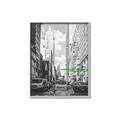 Picture of Big Cat on street of NY _GroupedProduct_Rectangle_Portrait_Canvas_Framed_