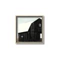 Picture of Big Black Barn _GroupedProduct_Square_Canvas_Framed_