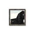 Picture of Big Black Barn _GroupedProduct_Square_Canvas_Framed_