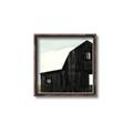 Picture of Big Black Barn _GroupedProduct_Square_Canvas_Framed_