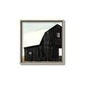 Picture of Big Black Barn _GroupedProduct_Square_Canvas_Framed_