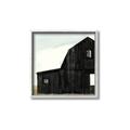 Picture of Big Black Barn _GroupedProduct_Square_Canvas_Framed_