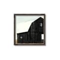 Picture of Big Black Barn _GroupedProduct_Square_Canvas_Framed_