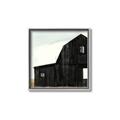 Picture of Big Black Barn _GroupedProduct_Square_Canvas_Framed_
