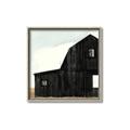 Picture of Big Black Barn _GroupedProduct_Square_Canvas_Framed_