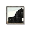 Picture of Big Black Barn _GroupedProduct_Square_Canvas_Framed_