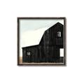 Picture of Big Black Barn _GroupedProduct_Square_Canvas_Framed_