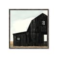 Picture of Big Black Barn _GroupedProduct_Square_Canvas_Framed_