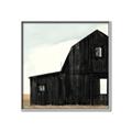 Picture of Big Black Barn _GroupedProduct_Square_Canvas_Framed_