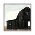 Picture of Big Black Barn _GroupedProduct_Square_Canvas_Framed_