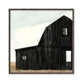 Picture of Big Black Barn _GroupedProduct_Square_Canvas_Framed_