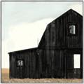 Picture of Big Black Barn _GroupedProduct_Square_Canvas_Framed_