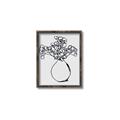 Picture of A Floral Sketch _GroupedProduct_Rectangle_Portrait_Canvas_Framed_