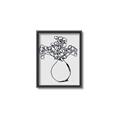 Picture of A Floral Sketch _GroupedProduct_Rectangle_Portrait_Canvas_Framed_