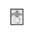 Picture of A Floral Sketch _GroupedProduct_Rectangle_Portrait_Canvas_Framed_