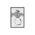 Picture of A Floral Sketch _GroupedProduct_Rectangle_Portrait_Canvas_Framed_