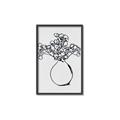 Picture of A Floral Sketch _GroupedProduct_Rectangle_Portrait_Canvas_Framed_