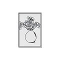 Picture of A Floral Sketch _GroupedProduct_Rectangle_Portrait_Canvas_Framed_