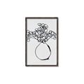 Picture of A Floral Sketch _GroupedProduct_Rectangle_Portrait_Canvas_Framed_