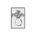 Picture of A Floral Sketch _GroupedProduct_Rectangle_Portrait_Canvas_Framed_