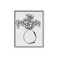 Picture of A Floral Sketch _GroupedProduct_Rectangle_Portrait_Canvas_Framed_