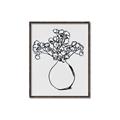 Picture of A Floral Sketch _GroupedProduct_Rectangle_Portrait_Canvas_Framed_
