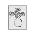 Picture of A Floral Sketch _GroupedProduct_Rectangle_Portrait_Canvas_Framed_