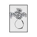 Picture of A Floral Sketch _GroupedProduct_Rectangle_Portrait_Canvas_Framed_