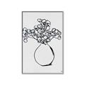 Picture of A Floral Sketch _GroupedProduct_Rectangle_Portrait_Canvas_Framed_
