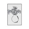 Picture of A Floral Sketch _GroupedProduct_Rectangle_Portrait_Canvas_Framed_