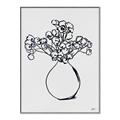 Picture of A Floral Sketch _GroupedProduct_Rectangle_Portrait_Canvas_Framed_