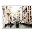 Picture of Gondolas at Venice Italy _GroupedProduct_Rectangle_Landscape_Photography _GroupedProduct_Rectangle_Landscape_Canvas_Framed_
