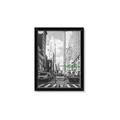 Picture of Big Cat on street of NY _GroupedProduct_Rectangle_Portrait_Framed_Matted_