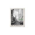 Picture of Big Cat on street of NY _GroupedProduct_Rectangle_Portrait_Framed_Matted_