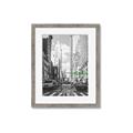 Picture of Big Cat on street of NY _GroupedProduct_Rectangle_Portrait_Framed_Matted_