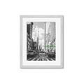 Picture of Big Cat on street of NY _GroupedProduct_Rectangle_Portrait_Framed_Matted_