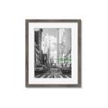 Picture of Big Cat on street of NY _GroupedProduct_Rectangle_Portrait_Framed_Matted_
