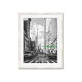 Picture of Big Cat on street of NY _GroupedProduct_Rectangle_Portrait_Framed_Matted_