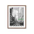 Picture of Big Cat on street of NY _GroupedProduct_Rectangle_Portrait_Framed_Matted_
