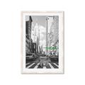 Picture of Big Cat on street of NY _GroupedProduct_Rectangle_Portrait_Framed_Matted_